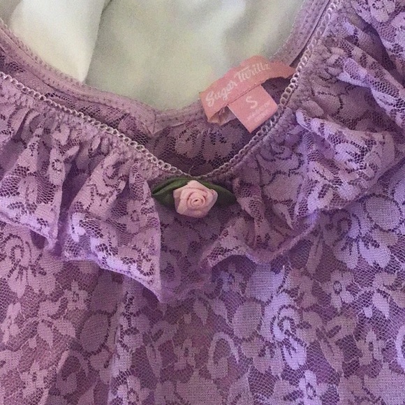 Sugar Thrillz Other - Sugar Thrillz Purple Lace teddie